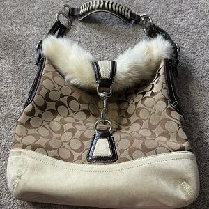 Coach fur bag